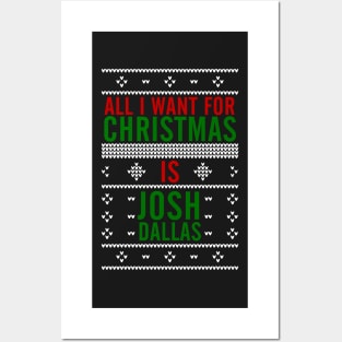 All I want for Christmas is Josh Dallas Posters and Art